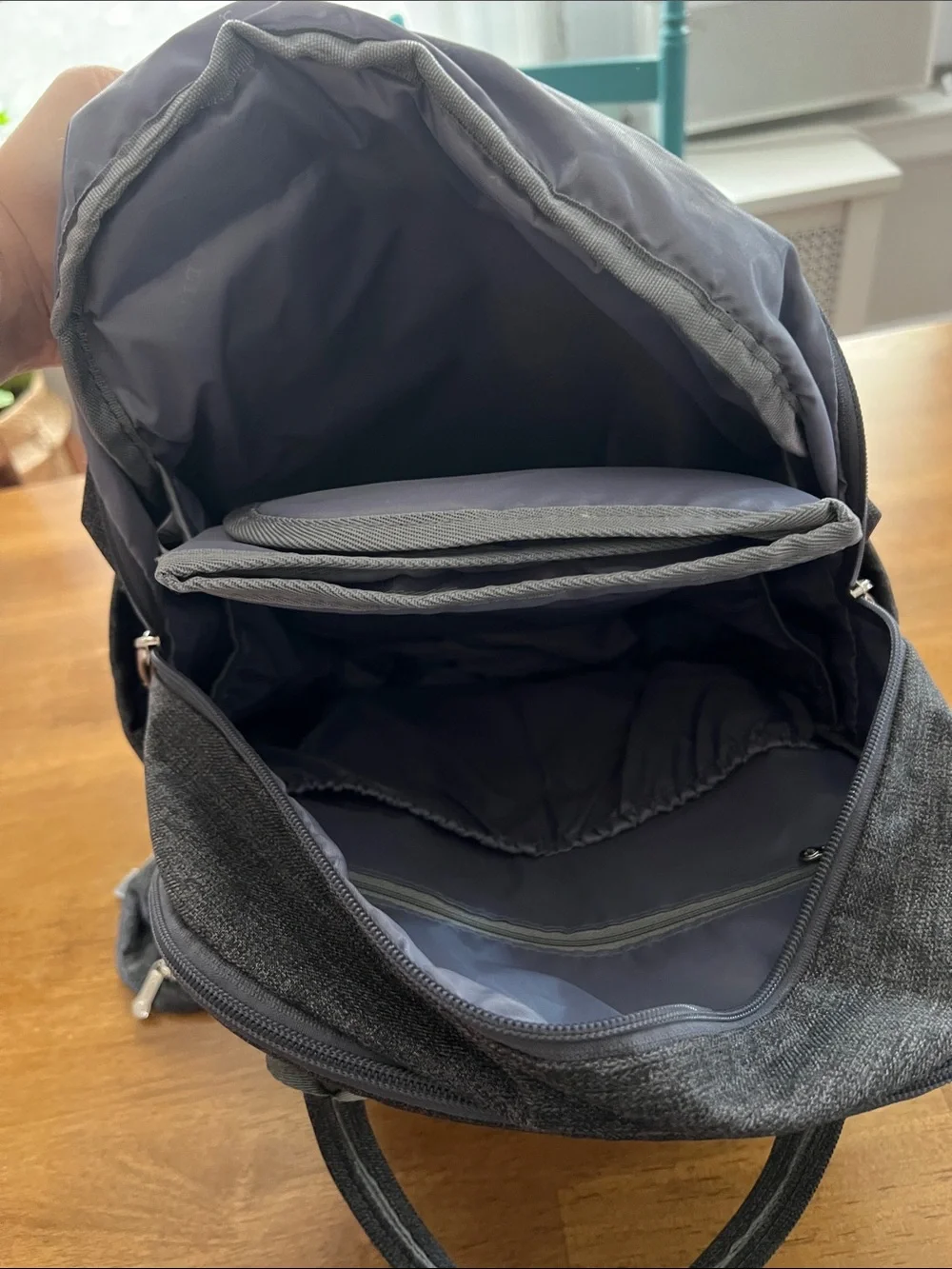 Ruvalino Gray Baby Bag Backpack diaper bag
